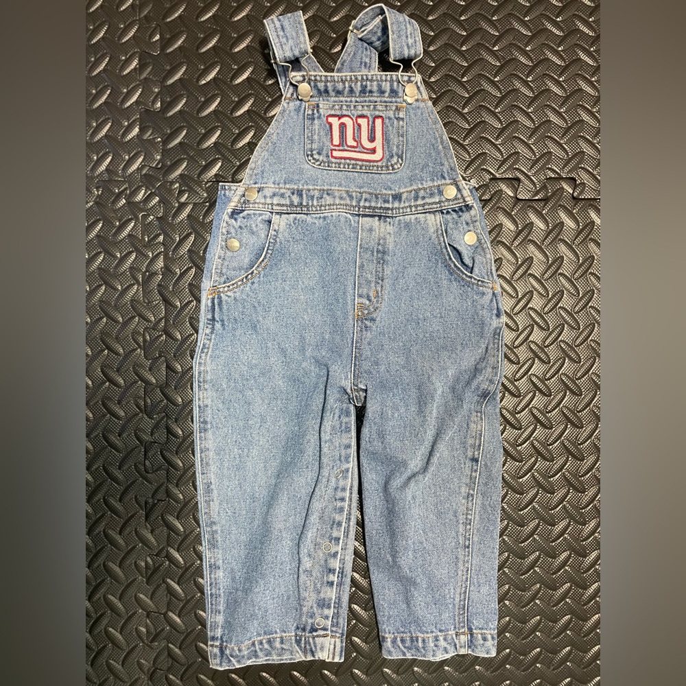 Kids Reebok NFL ny giants Denim Jean Overalls